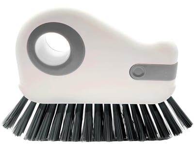 Dailygoods- Reinigingsborstel 2-in-1 - Groefreinigingsborstel - Ergonomisch handvat - Duurzaam kunststof - PET-borstelharen - Effectieve vuilverwijdering - Spleetreinigingsborstel