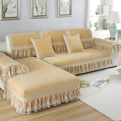 Verdikken Pluche Gewatteerde Slijtvaste Bankhoezen Universele Antislip Bankkussenhoes Katoen Velours Relaxfauteuil Hoes Beschermer handrail 35x70cm