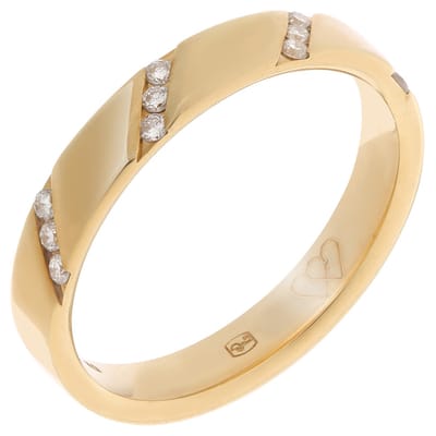 Orphelia RD-B3806/DJ/12/54 - Ring - geelgoudkleurige 18 Karaat - Diamant 0.14 ct