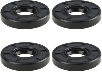 Dailygoods- Lipseal 17x40x7mm - 4 Stuks - Afdichtingskit - Oliebestendig Rubber - Compatibel met MTD/Cub Cadet - Vermindert Slijtage - Afdichtring