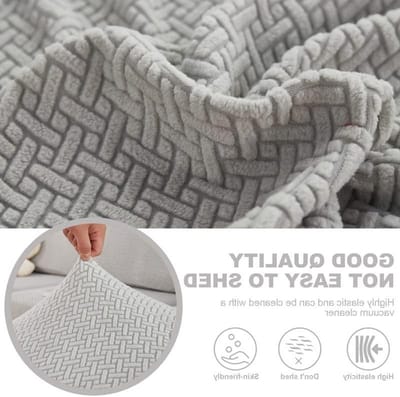 Stretch Sofa Cover voor L-vormige Bank, Universele Elastische en Antislip Bescherming, Meubelhoes voor Sofa en Chaise Lounge