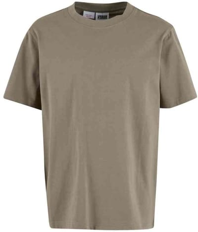 Urban Classics - Boys Tall Kinder Tshirt - Kids 110/116 - Olijfgroen
