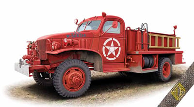 ACE Modelbouwpakket Auto - 72603 Chevrolet G506 Class 135 - Amerikaanse Brandweertruck Plastic - 1:72 - Modelbouw