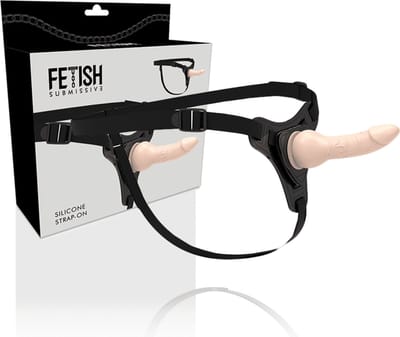 FETISH SUBMISSIVE HARNESS | Fetish Submissive Silicone Strap-on Flesh 16cm Realistic