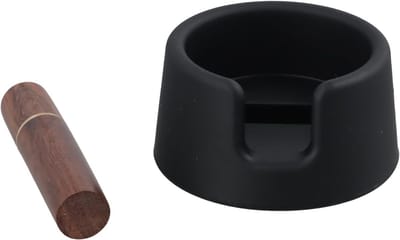 Basis voor koffie tamper, silicone tamponing station met 5 naalden van 0.4 mm, verbetert stabiliteit en extractie van espresso, perfect voor koffieliefhebbers en barista's