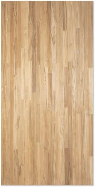 Massief houten plank - Meubelbouwplaat - Meubels maken - Glad geslepen oppervlak - 120 x 40 cm - Teak