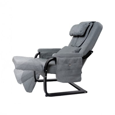 Taurus Wellness Massagestoel Hout Grijs