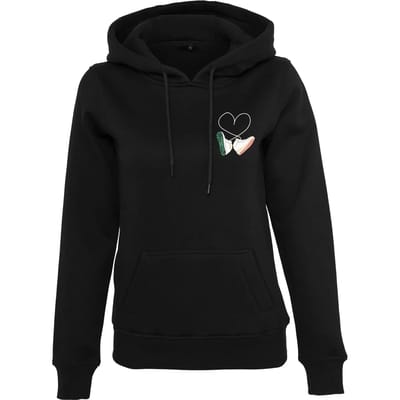 Mister Tee - Ladies Kicks Love EMB Hoodie/trui - XS - Zwart