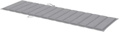 Houten Zonnebed - Ligstoel Tuin - Buiten Ontspannen - Verstelbare Rugleuning - 200 cm Lengte - Grijs