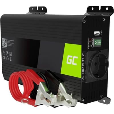 Green Cell PRO INVGC05 Omvormer 300 W 12 V - 230 V Zuivere sinusvorm