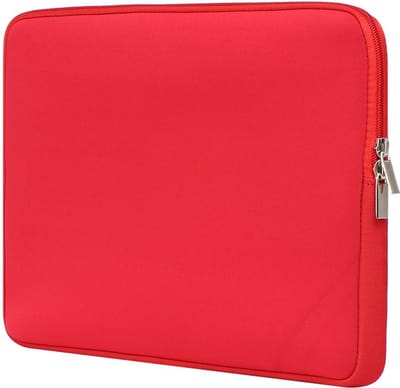Laptophoes - Laptophoes 15.6 inch - Laptoptas geschikt voor Macbook, Laptop en Chromebook 15,6 inch Sleeve - Hoes -Tas - rood