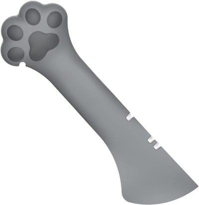 Multifunctionele Kattenopener voor Blikjes en Flessen - Handige Accessoire voor Huisdieren en Kattenvoer (Grijs)
