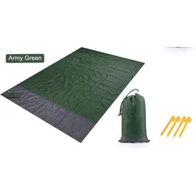 Draagbare strandmat Outdoor Camping Waterdichte strandmat Opvouwbare regenjas Picknickmat Strandmat 1.4*2m