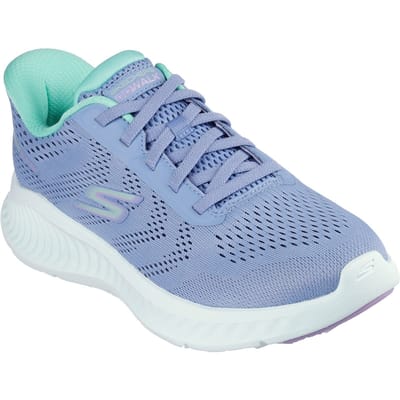 Skechers Go Walk Now Khloe Textiel Damestrainers Blauw/Groen