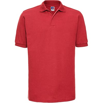 Men's Hardwearing Polycotton Poloshirt 'Russell' French Navy - 4XL