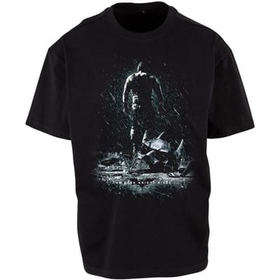 Batman T-shirt - Bane Dark Knight Rises - M tot 3XL - voor Mannen - zwart