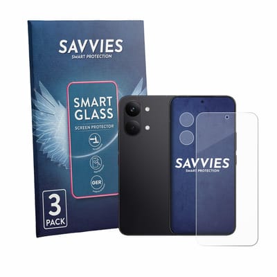 3 Stuks Savvies Screenprotector - geschikt voor Xiaomi Poco X8 Pro Max (Voor+Camera) - beschermfolie glas transparant