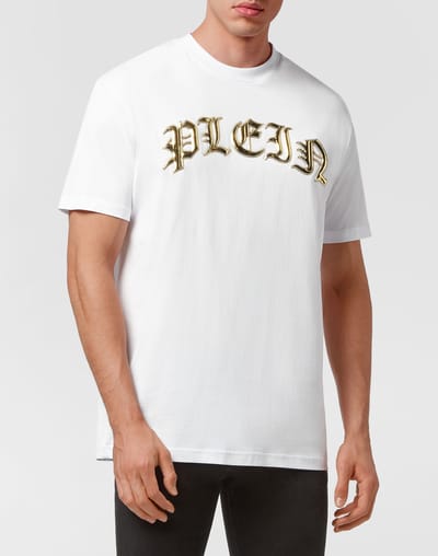 T-Shirt Ronde Hals Gothic Plein