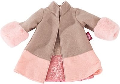 Götz poppenkleding stijlvolle combi jurk en jas voor poppen van 45-50cm