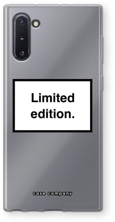 Hoesje geschikt voor Samsung Galaxy Note 10 hoesje - Limited edition - Soft Cover Telefoonhoesje - Bescherming aan alle Kanten en Schermrand