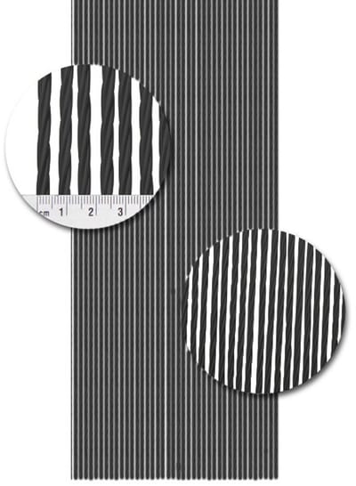 Vliegengordijn Kunststof Napoli Zwart - 100cm x 240cm