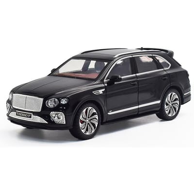 1:Modèles de voitures Bentayga à l'échelle 24 en alliage moulé sous pression Jouets Véhicules 6 portes peuvent être ouvertes avec Jouet à rétraction Collection adulte Ornement