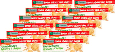 Damhert | Zonder Suikers | Haverkoekjes | 12 stuks | 12 x 160 gram