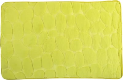 MSV Badmat Antislip – Zachte Badkamermat met Kiezelsteenmotief – Absorberend – Douchemat voor Badkamer