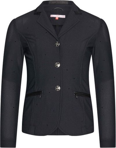 Imperial Riding - Wedstrijdjasje Air Mesh Brilliant Kids - Zwart - Maat 152