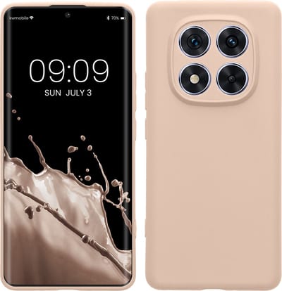 kwmobile telefoonhoesje geschikt voor Xiaomi Redmi Note 14 Pro 5G / Poco X7 - Hoesje voor smartphone - Precisie camera uitsnede - In kokosmelk