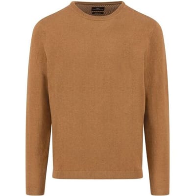 Fynch-Hatton Trui O-Neck Warm Air Cotton Cashmere Hazel / male