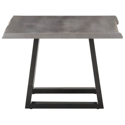 vidaXL - Salontafel - met - natuurlijke - randen - 60x60x40 - cm - acaciahout