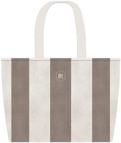 Place Réservée Classic beach bag 45x35cm sand