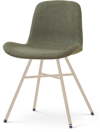 Nolon Noa-Fé Eetkamerstoel Forestgroen - Beige Onderstel - Comfortabel - Modern - Stoffen