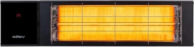Infrarood Warmtestraler - Terrasverwarmer - Buiten Verwarmen - Afstandsbediening - 2000 Watt - Zwart
