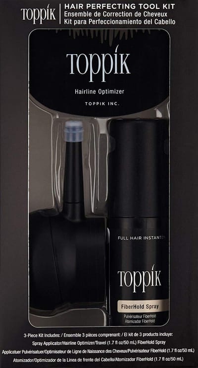 Toppik Hair Perfecting Tool Kit - Toppik Spray Applicator + Toppik Hairline Optimizer + Toppik Fiberhold Spray 50 ml - Tools voor Toppik Hair Fibers