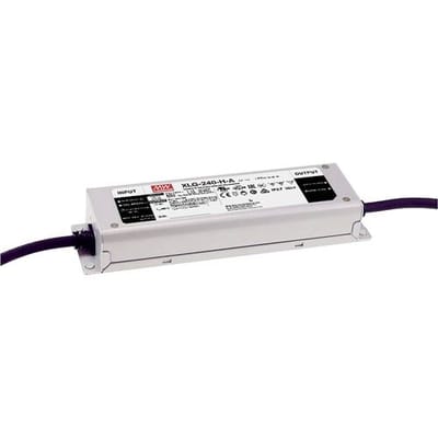 MEAN WELL XLG-240-M-AB LED-driver Constant vermogen 239.4 W 700 - 2100 mA 90 - 171 V/DC 3-in-1 dimmer, Geschikt voor meubels, Outdoor, PFC-schakeling,