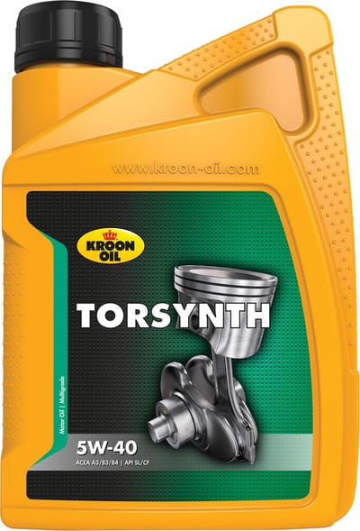Kroon-Oil Torsynth - 5W-40 Motorolie - Universeel en Brandstofbesparend - 1 Liter - Synthetisch