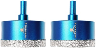Diamant droogboor - Tegelboor set - Gaten boren - Vacuüm gesoldeerd - 65 mm 3 stuks - Niet gespecificeerd