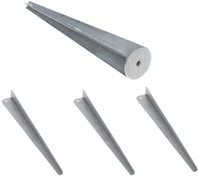 WL4 MT65AS grondverankering set voor mast WL4 MT65