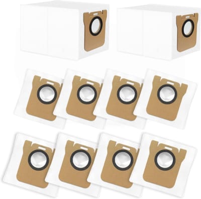 10 stuks stofzakken voor Dreame L10s Ultra / L10 Ultra / L20 Ultra /S10/S20, compatibel met Xiaomi X10+ / X20+/X10/X20/L10/M40 stofzak vervangende stofzuigeraccessoires (3,2 l grote capaciteit)