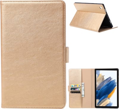 Luxe Tablet Hoes - Geschikt voor Samsung Tab A8 Hoes - 10.5 inch (2021-2022) - Goud