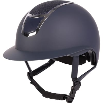 Harry's Horse - Veiligheidscap Mont Blanc Sparkle - Navy / Zilver - Maat 53-55