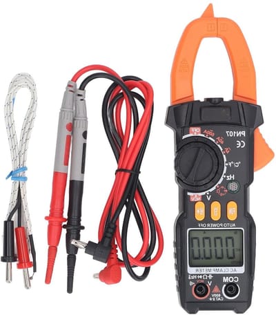 Digitale Stroomtang - Elektrische Tester - Elektrisch Onderhoud - Contactloze Spanningdetectie - 600A 600V - Zwart