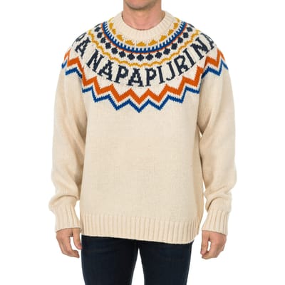 Heren trui met lange mouwen en ronde hals NP000IZSN