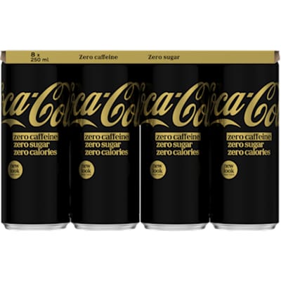 Coca-Cola Zero Sugar Zero Caffeine Frisdrank - 8 x 250 ml