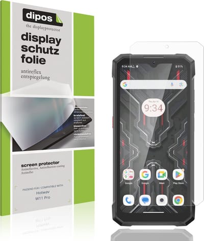 dipos – 4x Matte Beschermfolie geschikt voor Hotwav W11 Pro | Krasbestendige & antireflecterende Screenprotector Ultra-Thin