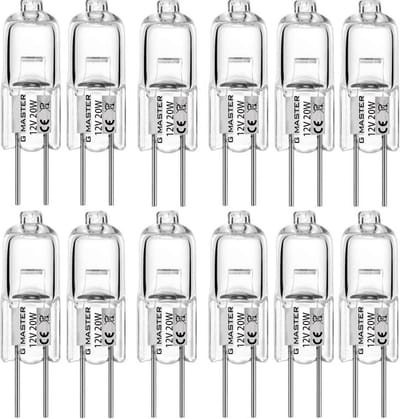 G Master- G4 Halogeen lichtbron - 12V - 20W - Halogeen lamp - 12 stuks