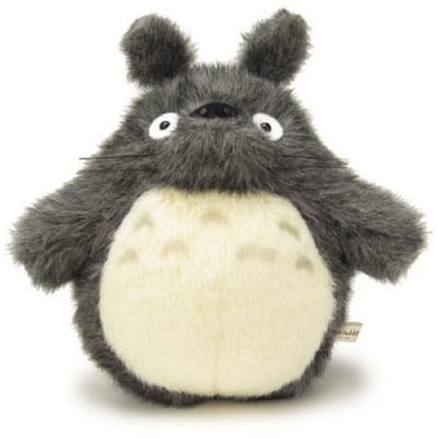 Totoro donker grijs knuffel (medium) - 27cm