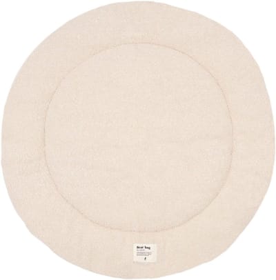 Rond Speelkleed voor Baby's - Boucle, Naturel - Ø 95 cm - Crème